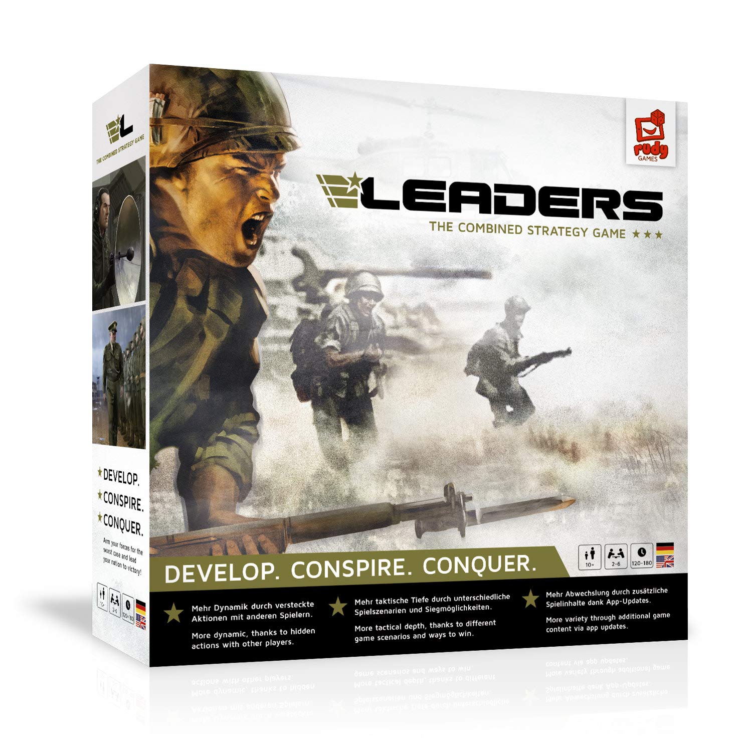 rudy games - Leaders Edition 2019 - the combined strategy game - board game cold war (Base Game)