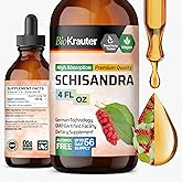 BIO KRAUTER® Schisandra - Liquid Drops Schisandra Berry 650 mg per Serving 4 Fl.Oz 56-Day Supply - Pure Vegan Calm & Mood Support Supplement - Alcohol & Sugar Free - Natural Calm Drops for Relaxation