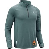 G Gradual Men's Fleece Quarter Zip Pullover Long Sleeve Athletic Golf Shirt | 1/4 Zip, Winter Warm Sweatshirt, Moisture Wicking, Reflective Strips, Running Gym Shirts for Men
