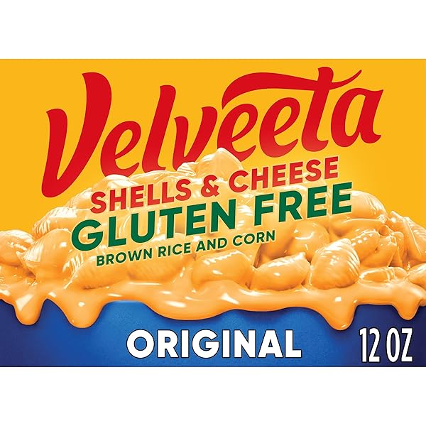 VELVEETA GLUTEN FREE SHELLS AND CHEESE, BROWN RICE...