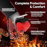 Primajor BBQ Gloves 1472℉ Extreme Heat Resistant Oven Mitts Non-Slip view 3
