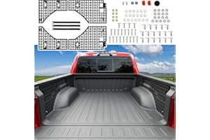 SZYANG 5.7FT Side Bed Molle Panel Compatible with 19-25 RAM 1500 Truck Bed Molle Panel System Replacement for 2019-2025 Dodge RAM 1500 Accessories(Side Molle Panel)