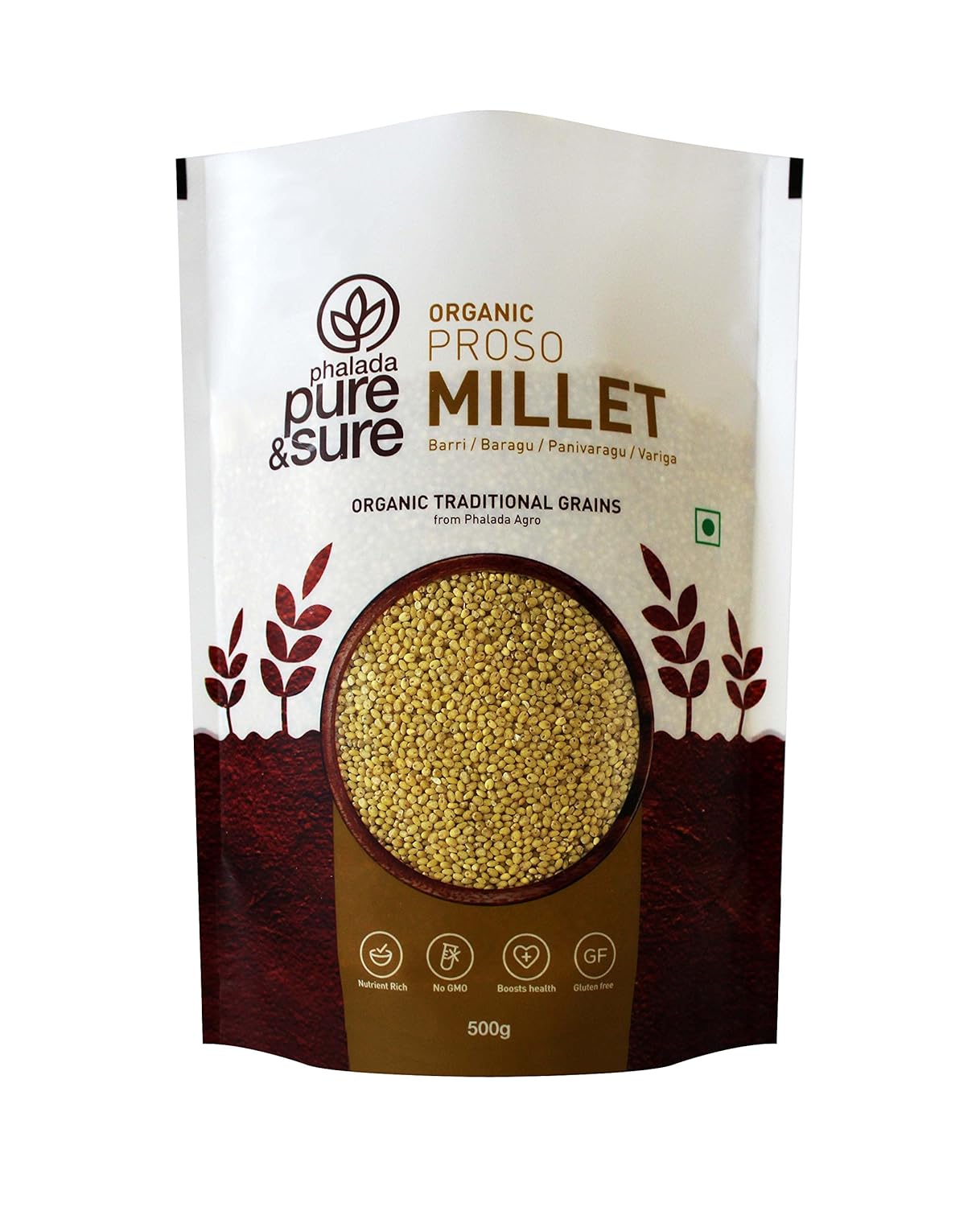 Pure and Sure Organic Proso Millet, 500g Amazon.in Grocery & Gourmet