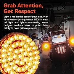 TRUE MODS 2" 1156 Rear Amber LED Turn Signal Tail