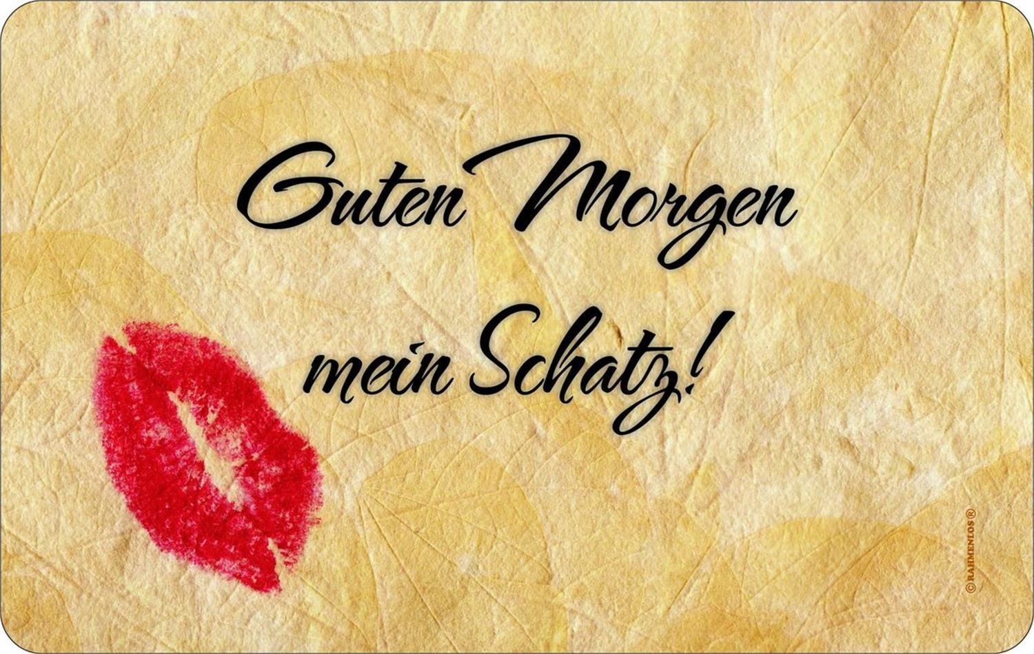 Breakfast Board With German Text Guten Morgen Mein Schatz