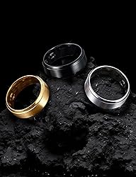 Jstyle Stainless Steel Wedding Rings for Men Women