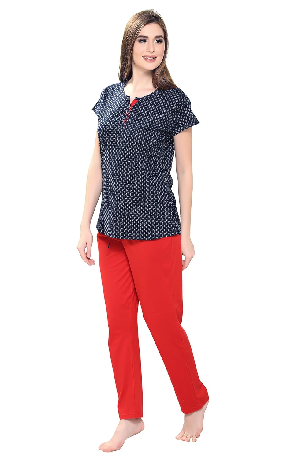 av2 women's cotton night dress