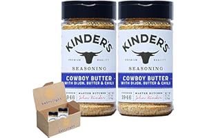 BETRULIGHT Kinders Seasoning Cowboy Butter With Dijon, Butter & Chili - Pack of 2