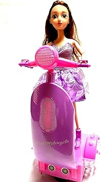 WE-BLINK Mini Motorcycle Doll with Light and Music