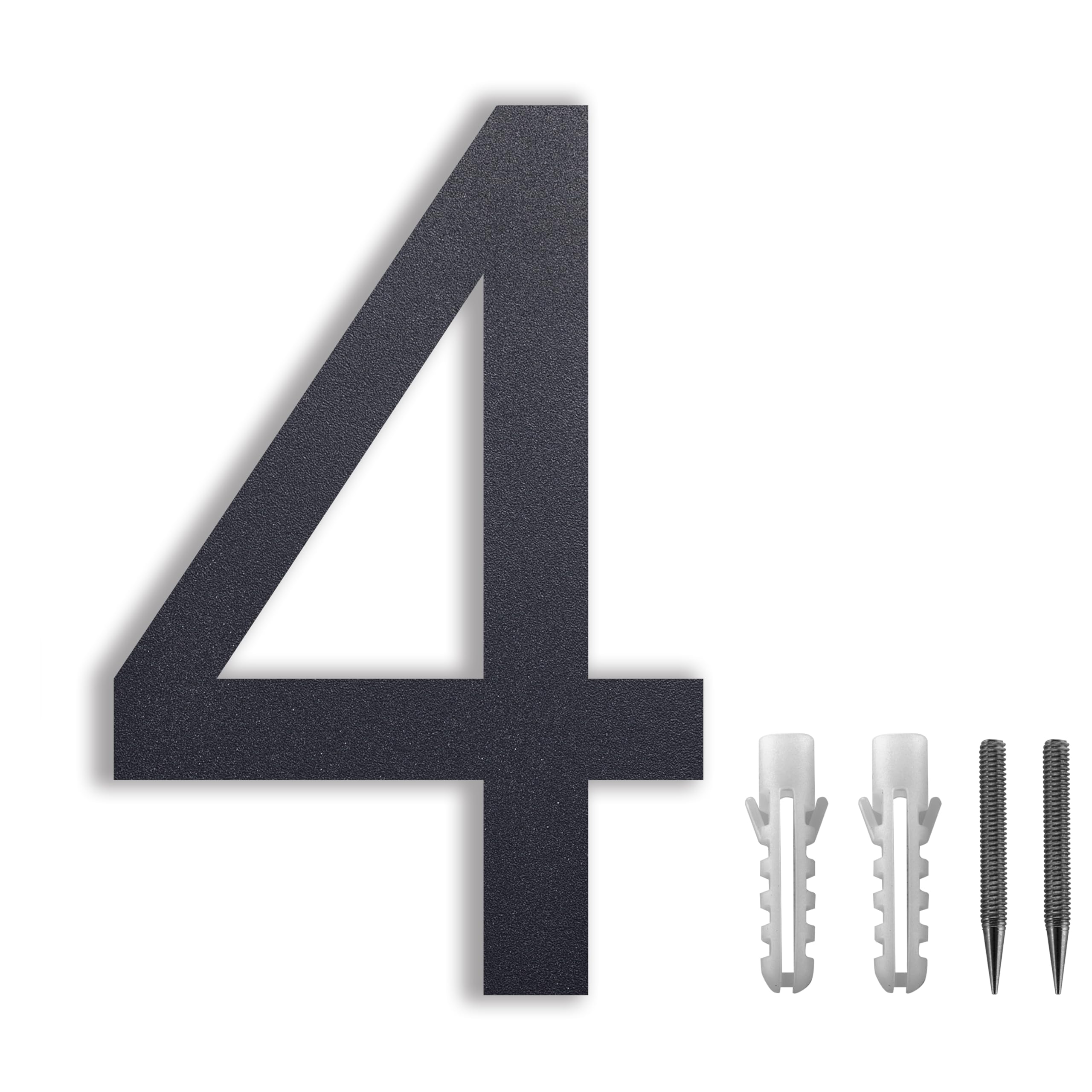 Photo 1 of 12in Floating Large Black House Numbers for Outside Stainless Steel House Numbers Address Numbers Door Numbers(xi black 12in4)