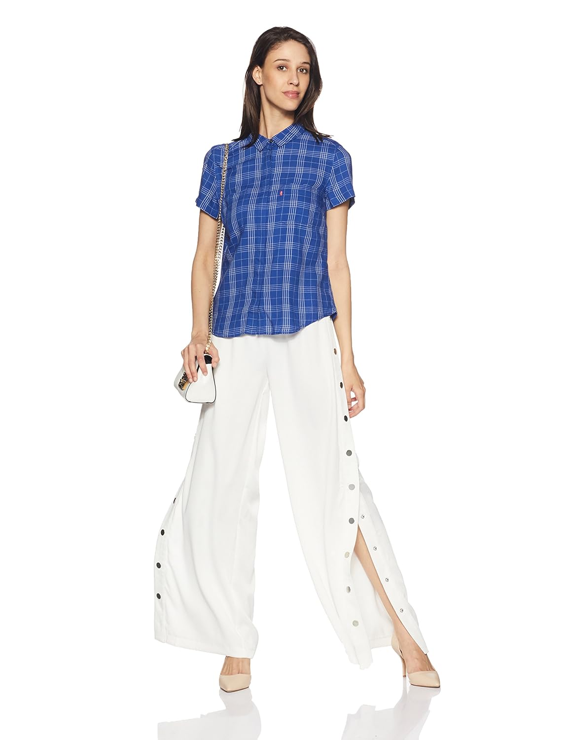 levi's women's body blouse shirt