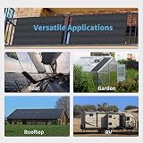 FIREFLY ENERGY 200W Flexible Monocrystalline Solar Panel Caravan Boat Roof view 6