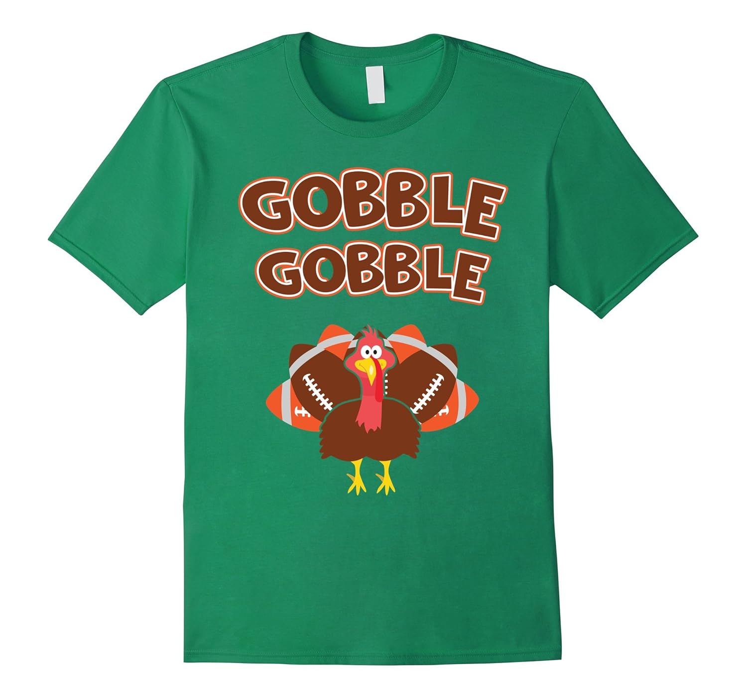 Gobble Gobble Boys Football Shirt – Thanksgiving Turkey Tee-T-Shirt