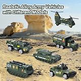 KADAYAYA Army Tank Toy Boys Diecast Military Vehicles Sound Light Missile view 4