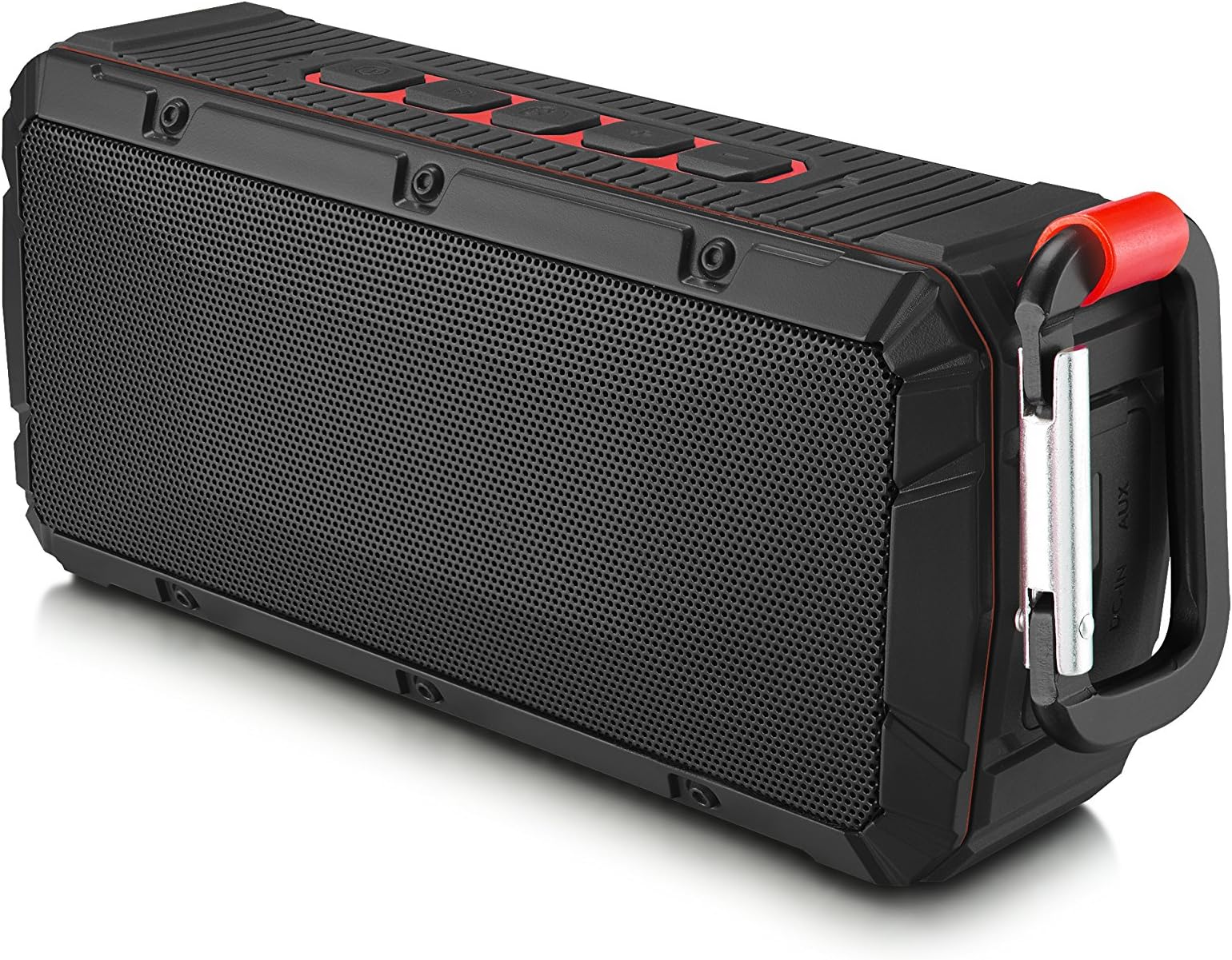 Torpech Bass TX-121 Fully Waterproof 10W IPX6 Lightweight Portable Premium Bluetooth Smart Speaker For Travel With Enhanced Booming Bass with FM Radio and Brilliant Sound Quality With 2200 mAH 10 Hour Battery and 33-FT Range