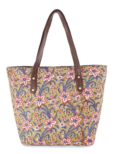 Vivinkaa Ethnic Printed Multicolor floral printTote bag