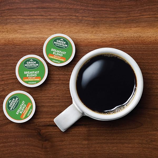 GREEN MOUNTAIN COFFEE ROASTERS DECAF BREAKFAST BLEND, K-CUP PORTION PACK FOR KEURIG K-CUP BREWERS (PACK OF 48)