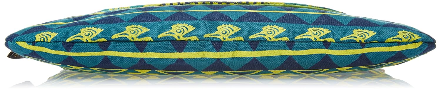 kanvas katha women's sling bag (aqua) (kkpus002aq)