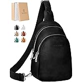 Vantamo Crossbody Sling Bags for Women, RFID & Anti-Pickpocket Clip Cross Body Bag 10.6"x7", Adjustable Strap 29"- 52"