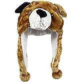 Bioterti Plush Fun Animal Hats One Size Cap Polyester With Fleece Lining