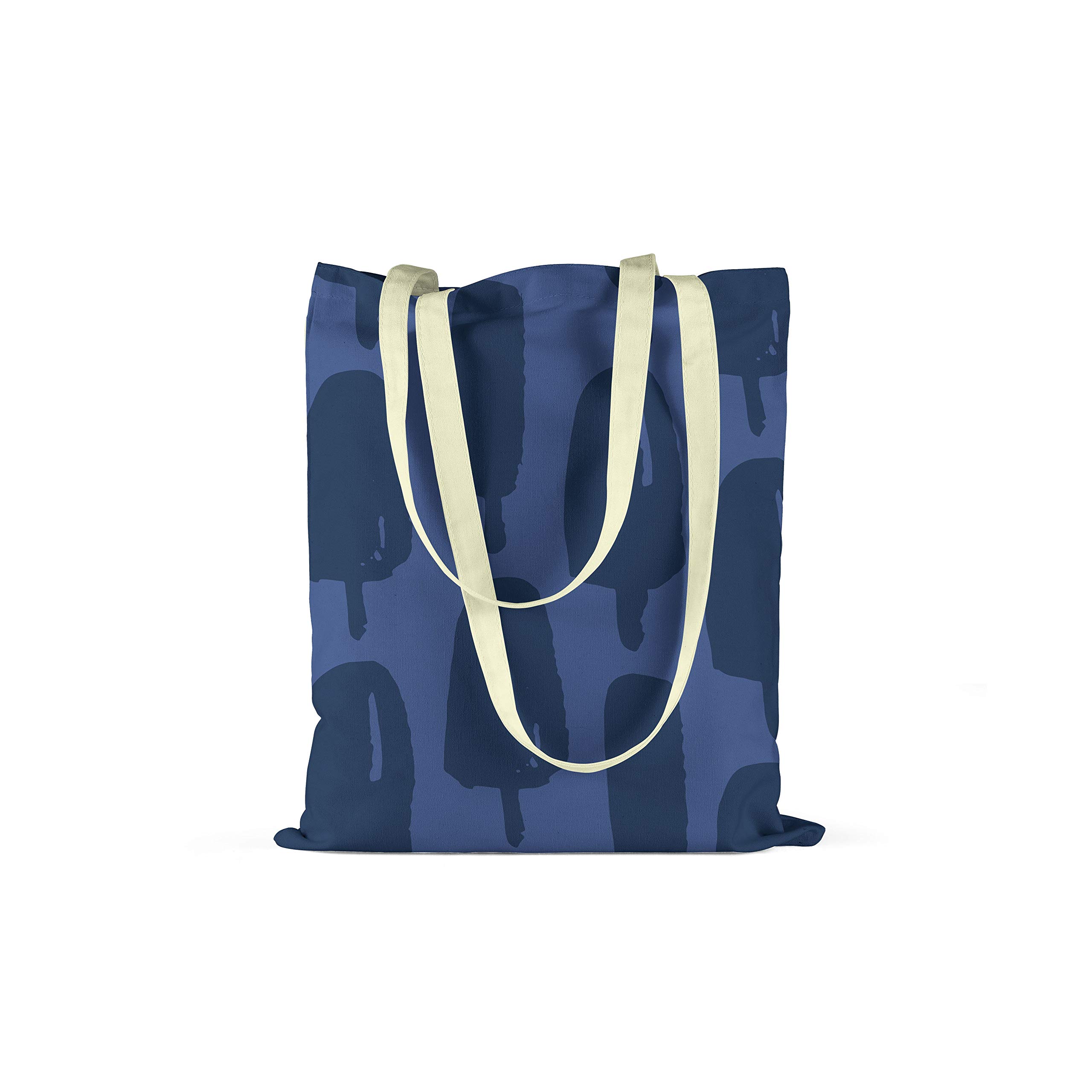 Bonamaison Printed Tote Bag, Reusable Grocery Bag, Shopping Bag, Machine Washable, Foldable, Canvas Cloth Bag with Handles, Size: 34x40 Cm