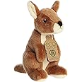 Aurora® Responsibly Made Eco Nation™ Eco Softies™ Kangaroo Stuffed Animal - Ideal for Playtime Adventures - Perfect for Birthdays or Just Because - Brown 8 Inches