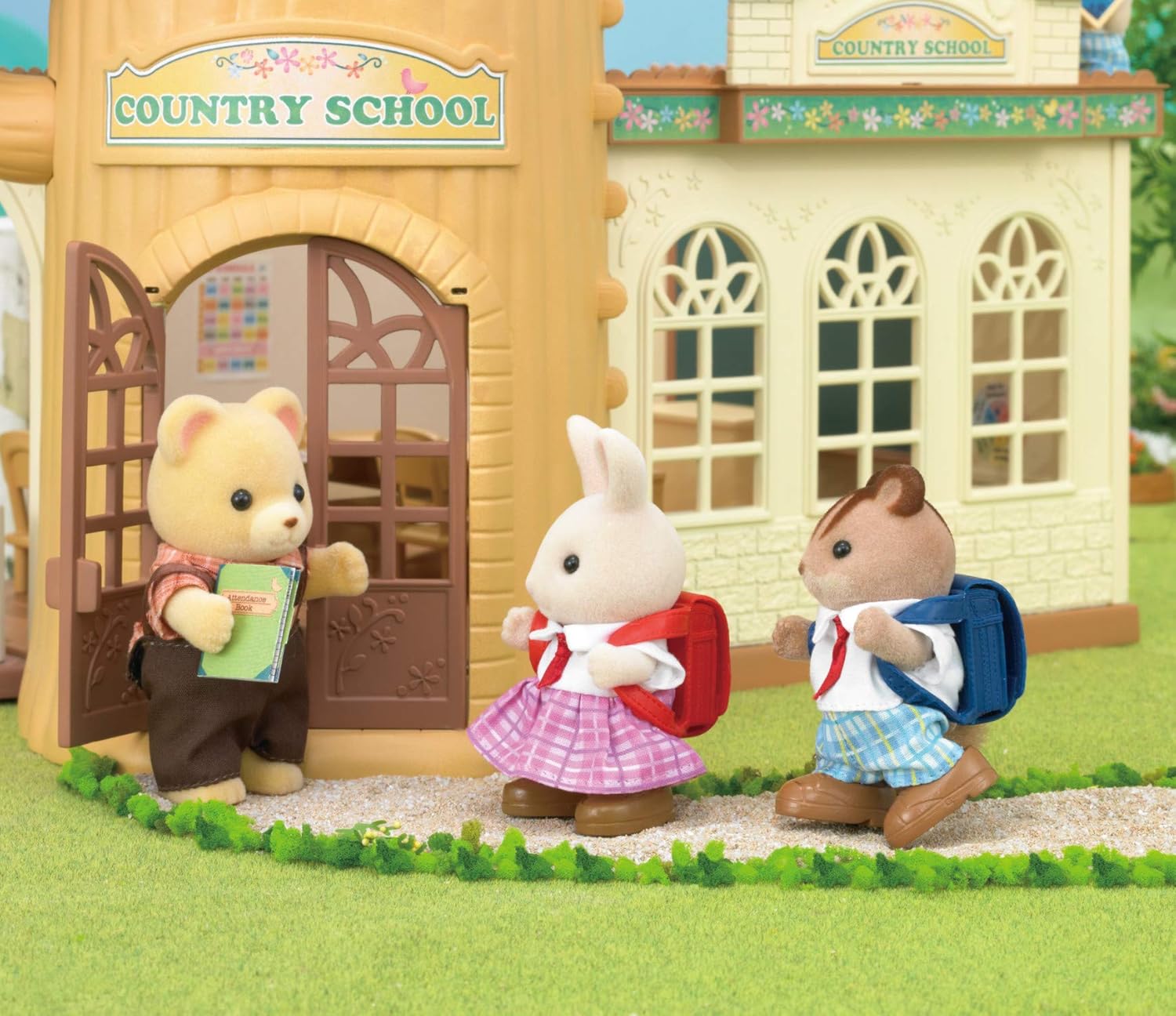 calico critters school lunch set