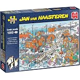 Jumbo, Jan Van Haasteren - 'South Pole Expedition' Unique Comic Fun Designed Jigsaw Puzzle for Adults - 1,000 Piece