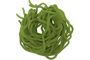 SAMSFX Fishing Fly Tying Materials Squirmy Wormy Soft Worm Lures Flie Making Assorted Colours
