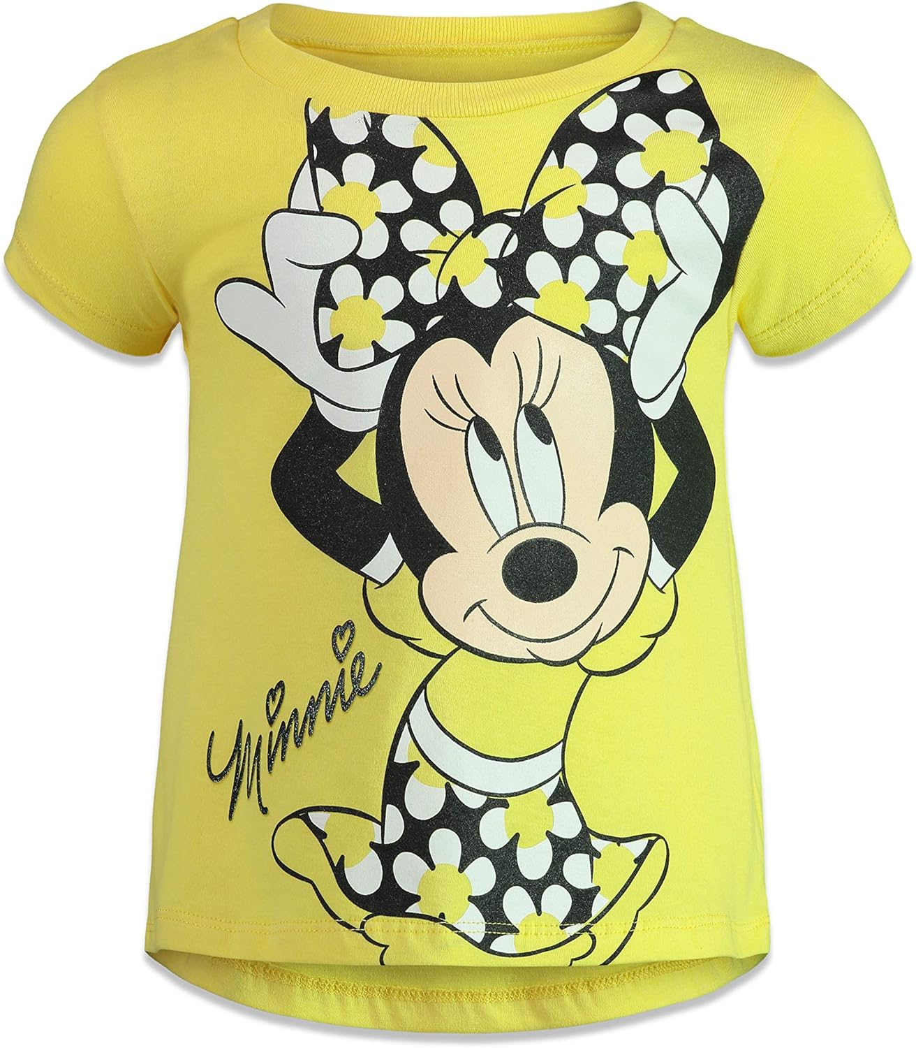 Disney Minnie Mouse 4 Pack Short Sleeve Graphic T-Shirt: Clothing