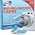 Washing Machine Cleaner Tablets - 24 Pack for Year-Round Deep Clean of Washer Machine, Suitable for HE, Top Load & Front Load