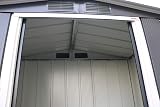 Duramax ECO 6x4 Metal Garden Storage Shed Anthracite view 9