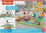 Fisher-Price 3-In-1 Rainforest Sensory Gym & Baby Play Mat HJW08 view 6