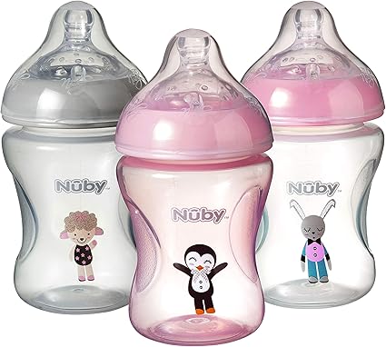 nuby milk bottles