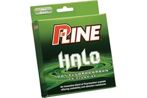 P-Line Halo Co-Fluoride Fluorocarbon Mist Green Fishing Line (200-Yard