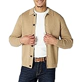 Amazon Essentials Men's Relaxed-Fit Collared Cardigan Sweater