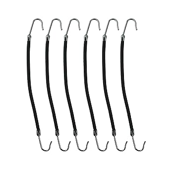 Amazon Com Kitsch Pro Bungee Cord Hair Elastics With Hooks For