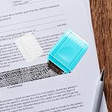 YAAVAAW Privacy ID Address Blocker Stamp Roller Blue S view 4