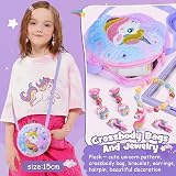 Toyssa Unicorn Gift Set for Girls 4-12 Years - Glow Blanket, Water Bottle, view 5