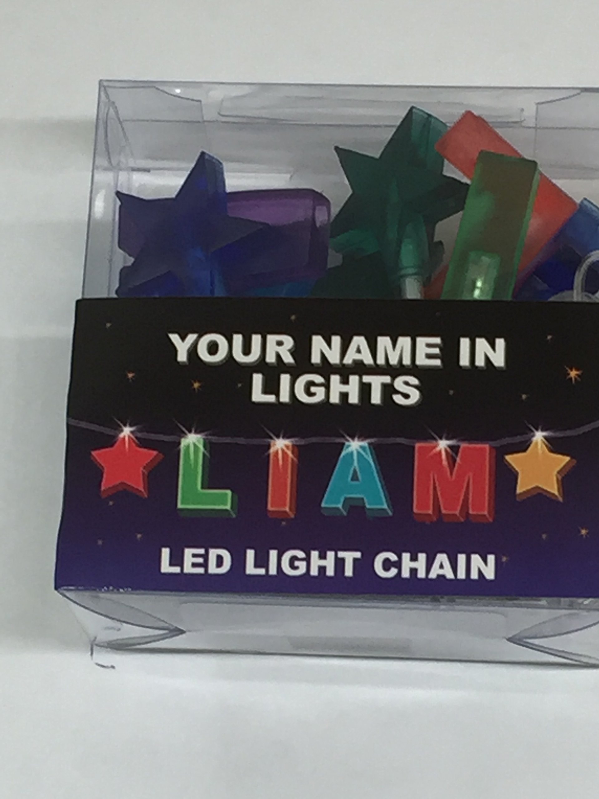 Royal County Products Your Name in Lights LIAM LED Chain Lights NIL098