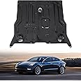 POKIAUTO Front Skid Plate for Tesla Model 3 / Model Y, Under Engine Guard Cover Splash Shield Cover Chassis Guard Plates for Tesla Model 3 2017-2024 / Model Y 2020-2024 Accessories