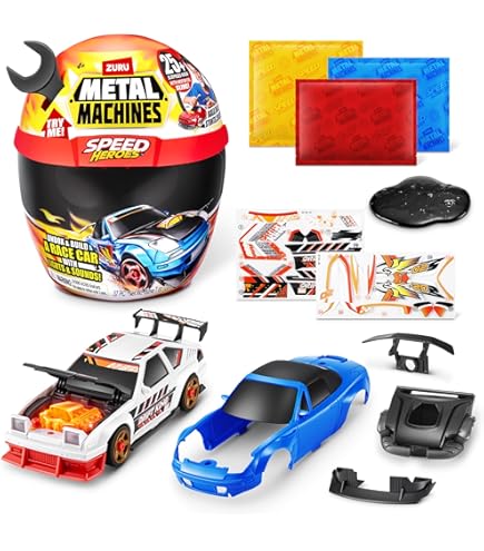 Amazon.com: Metal Machines Speed Heroes (Silver) by Zuru, 20+