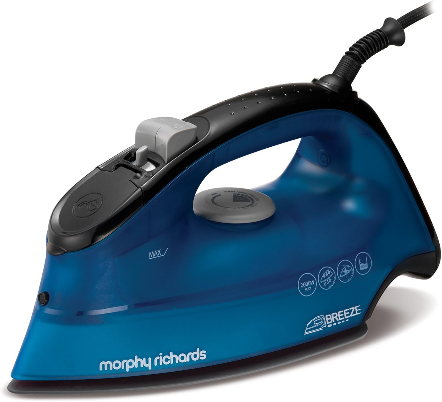 Morphy Richards 300271 Breeze Steam Iron 2600 W, Blue/Black, 1piece