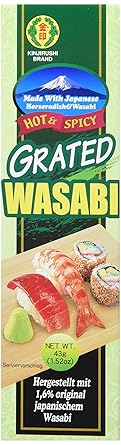 Kinjirushi Wasabi in der Tube, Japan. Meerrettich, grün, 5er Pack (5 x 43 g Packung)