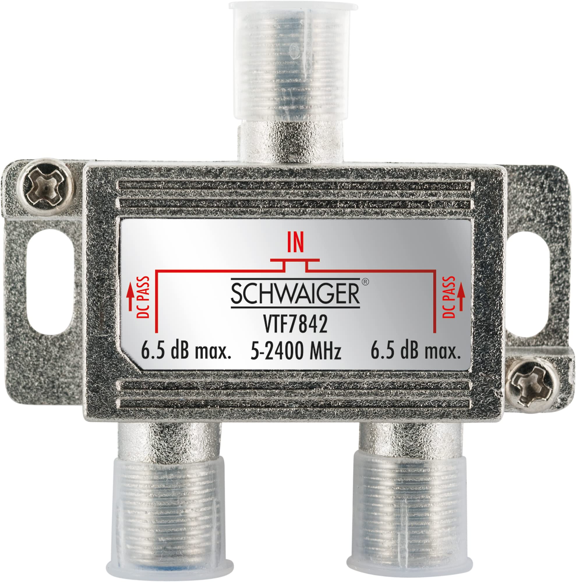 Schwaiger Dual Distributor, Silver