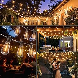 RTTY 100FT Outdoor String Lights with Remote, Led