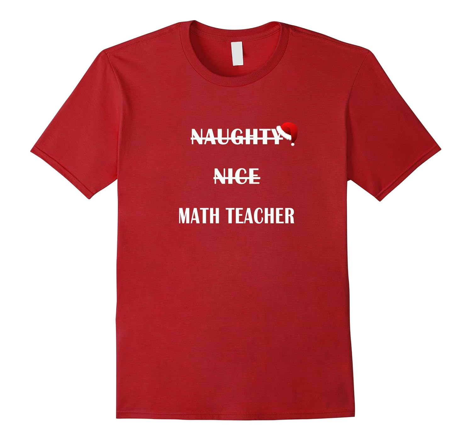 Funny Christmas T Shirt Math Teacher Sayings Adult Gift Cool-ANZ