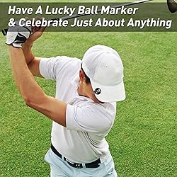 FINGER TEN Golf Ball Marker with Hat Clip Markers