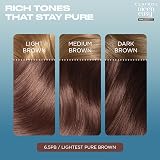 Clairol Nice n’ Easy Pure Brunettes Hair Colour 6.5PB Light Latte Brown view 2