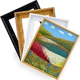 CANFRAVAS 8x10 Canvas Floater Frame with 0.9" Deep (8x10,Black) | CANFRAVAS Floating Frame, Plastic Material, Canvas Frames for Paintings